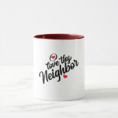 Mug T-shirt J'aime mon prochain (Centre)