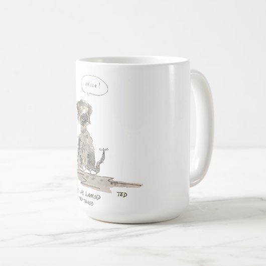 Mug T-shirt Labrador (Devant droit)