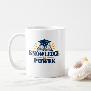 Mug T-Shirt « Le savoir est pouvoir »