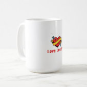 Mug T-Shirt Love Loudly (Devant gauche)