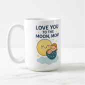 Mug T-shirt maman de la Lune (Gauche)