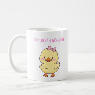 Mug T-shirt Mignon Canard Je Suis Juste Une Nounou, Am