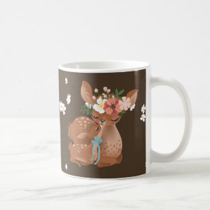 Mug T-shirt mignon de maman Deer With Her Baby