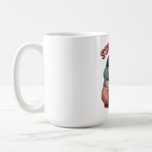 Mug T-shirt 'Mignon Restez au Chaud Pingouin Buvant du