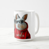 Mug "T-Shirt Mignonne Lapin Amant - Rabbit Adorable" (Devant droit)