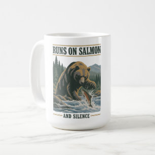 Mug T-Shirt Ours Vintage Pêche Nord-Ouest Pacifique