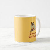 Mug T-Shirt Papa Chat Siamois (Devant droit)