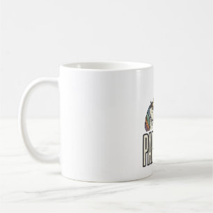 Mug T-Shirt Papa Corn Licorne Papa Gravure Vintage Des