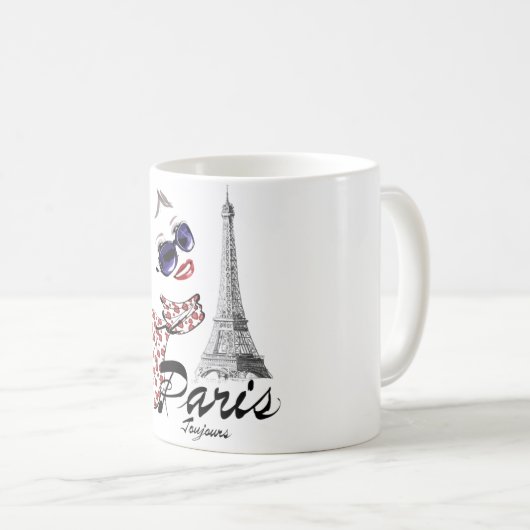 Mug T-Shirt paris (Devant droit)
