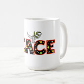 Mug T-shirt PEACE (Devant droit)