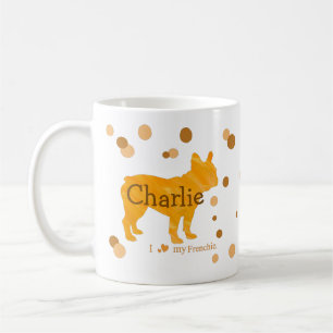 Mug T-shirt personnalisé avec photo et nom de Bouledog