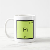 Mug T-Shirt Pi - Élément de Mathématiques Drôle de Chi (Gauche)