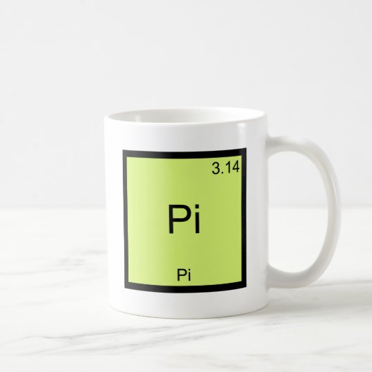 Mug T-Shirt Pi - Élément de Mathématiques Drôle de Chi (Droite)
