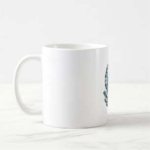 Mug T-shirt pour grand-mère amateur de chat et d'artis