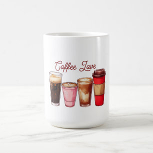 Mug T-Shirt pour hommes avec art du café Rue des tas