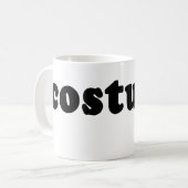 Mug T-shirt qui indique juste le COSTUME (Devant gauche)
