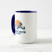 Mug T-shirt randonnée du Mont Retro Keith (Devant gauche)