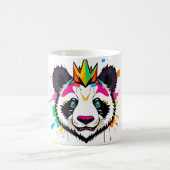 Mug T-shirt Rebel Panda Punk (Centre)