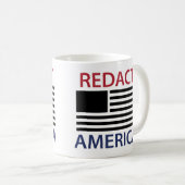 Mug T-Shirt REDACT AMERICA (Devant droit)