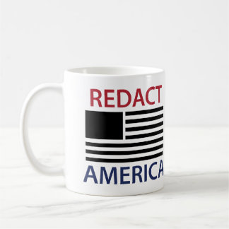 Mug T-Shirt REDACT AMERICA