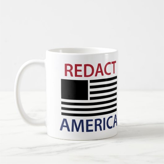 Mug T-Shirt REDACT AMERICA (Gauche)