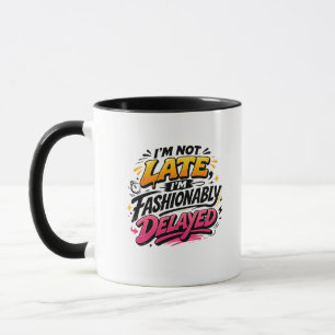 Mug T-shirt retardé tardif – Tee-shirt humour drôle