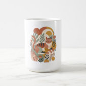 Mug T-Shirt Rétro Floral Boho Art (Centre)