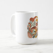 Mug T-Shirt Rétro Floral Boho Art (Devant gauche)