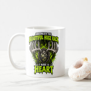Mug T-shirt sarcasique à bois de cerf drôle et énorme