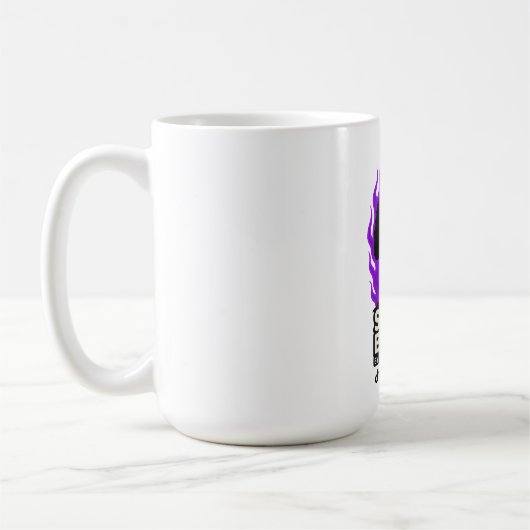 Mug T-Shirt SIMPLEMENT ENNUIÉ Purple Flame Gaming 🔥🎮 (Gauche)