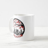 Mug T-shirt Skyline Birmingham City Alabama (Devant gauche)