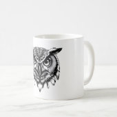 Mug T-shirt Spectacles de Chouette Sage (Devant droit)