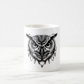 Mug T-shirt Spectacles de Chouette Sage (Centre)