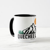 Mug T-shirt Sunset des lacs Quechee (Devant gauche)