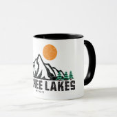 Mug T-shirt Sunset des lacs Quechee (Devant droit)