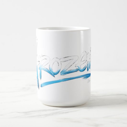 Mug T-Shirt Texte Gelé (Centre)