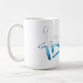 Mug T-Shirt Texte Gelé (Gauche)