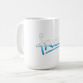 Mug T-Shirt Texte Gelé (Devant gauche)