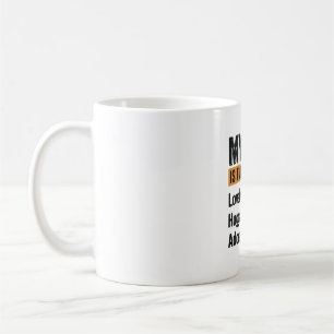 Mug T-shirt vintage drôle Mon chien est plein de bêtis
