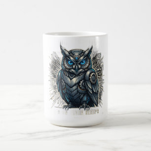 Mug T-Shirt Vision de Chouette Cybernétique
