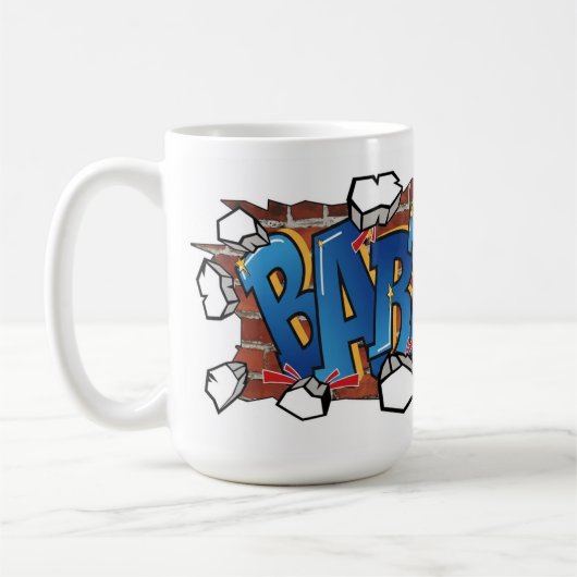 Mug T-ShirtBART" Urban Graffiti Art - Breaking Through (Gauche)