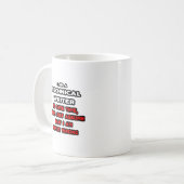Mug T-Shirts Drôle Écrivain Technique (Devant gauche)