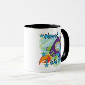 Mug T-shirts et cadeaux 4e anniversaire Rocket Ship (Devant droit)