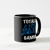 Mug T-shirts et cadeaux bleus totalement (Devant droit)