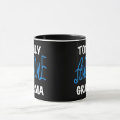 Mug T-shirts et cadeaux bleus totalement (Centre)