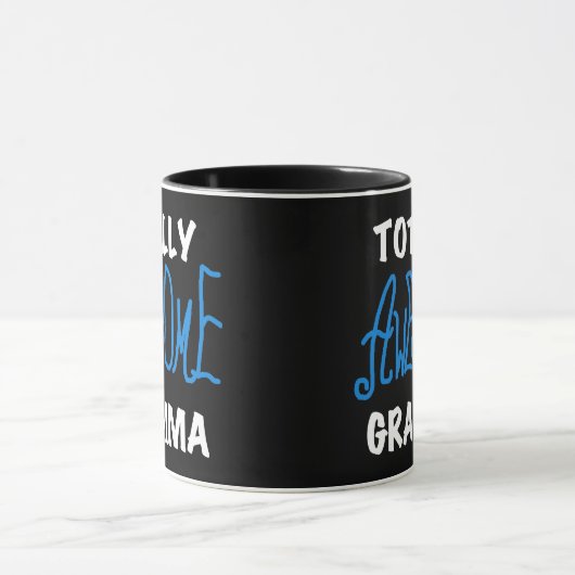 Mug T-shirts et cadeaux bleus totalement (Centre)
