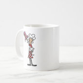 Mug T-shirts et cadeaux Chef avec gâteaux (Devant gauche)