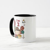 Mug T-shirts et cadeaux Cowboy 2e anniversaire (Devant gauche)