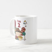 Mug T-shirts et cadeaux Cowboy 2e anniversaire (Devant gauche)