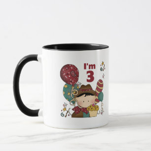 Mug T-shirts et cadeaux Cowboy 3e anniversaire